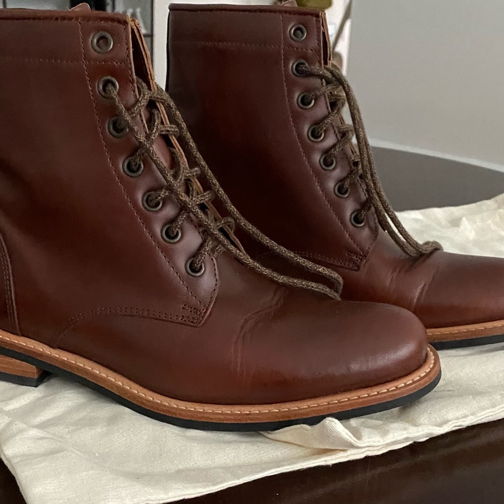 Nisolo Amalia All Weather Boot in Brandy